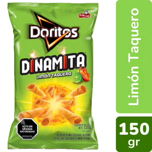 DORITOS DINAMITA LIMON TAQUERO 150GR